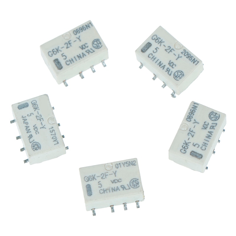 

5 шт. SMD G6K-2F-Y сигнальное реле для Omron HUXUAN