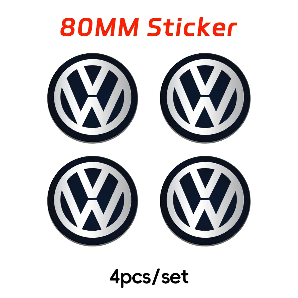 

4 шт. для Volkswagen VW 70 мм 80 мм 90 мм 100 мм 120 мм автомобильная эмблема колеса центральные крышки значок наклейка на крышку ступицы наклейка автоаксессуары