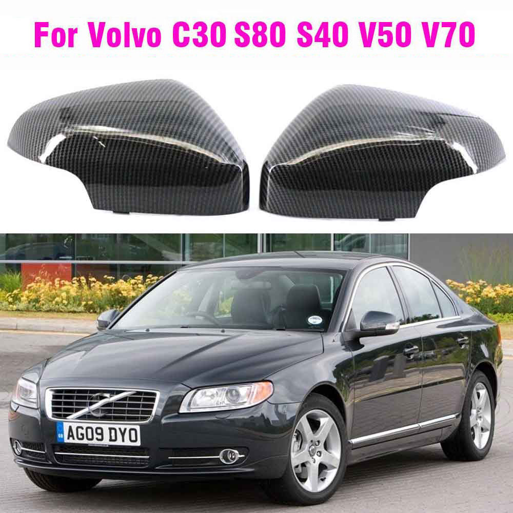 

Цвет углеродного волокна для Volvo C30 S60 S80 S40 V50 V70, крышка зеркала на крыле 39850573 39850593