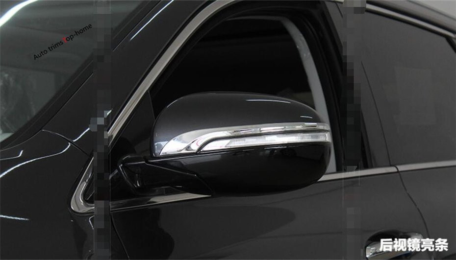 

Yimaautotrims внешний ремонтный комплект, подходит для KIA Sorento 2016-2019 хромированное автомобильное зеркало заднего вида, накладка на полоску, аксессуары