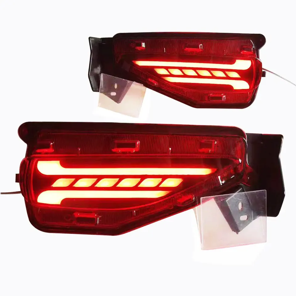 

2 шт., задний бампер для Toyota Fortuner SW4 2015 2016 2017 2018 2019 2020