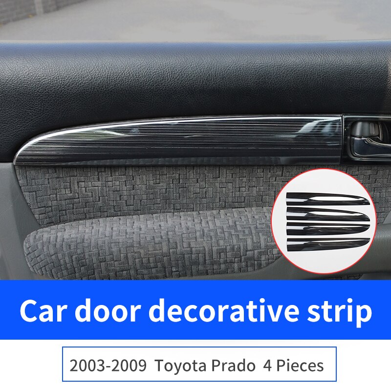 

2003-2009 For Toyota Land Cruiser Prado 120 модификация интерьера LC120 ручка Центральная коробка передач защитная наклейка на воздуховод Для 2009 2008 2007 2006 2005 2004 2003