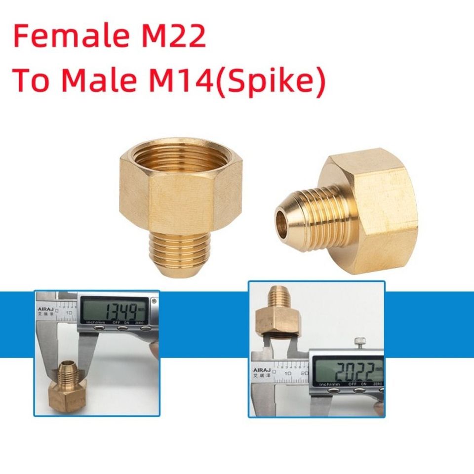 

Латунный соединитель для шланга 3/8", 1/4", M14, M18, M22