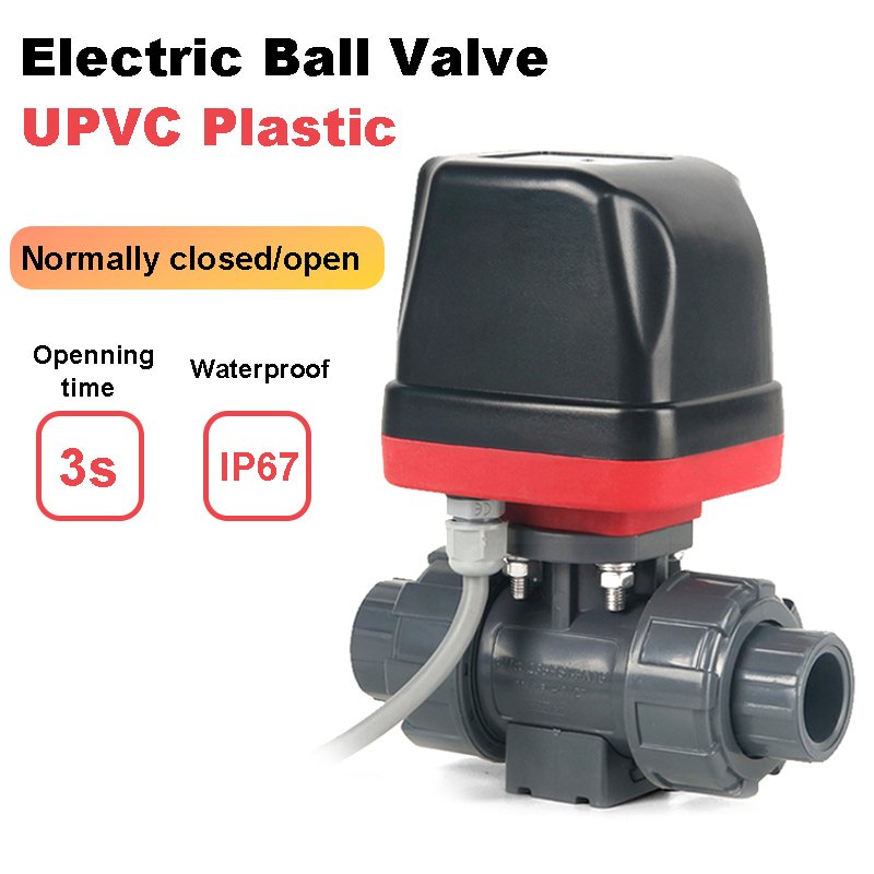 

Электрический шаровой кран UPVC 220В 2-ходовой