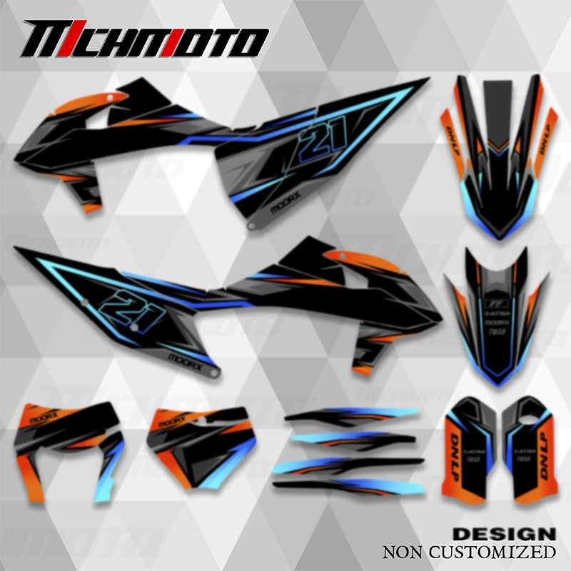 

Наклейки MCHMFG для KTM 19-22 SXF 20-23 EXC 150 250 500 XCW XCF, наклейки, графические наклейки, наклейки, наклейки для мотоцикла, фон на заказ