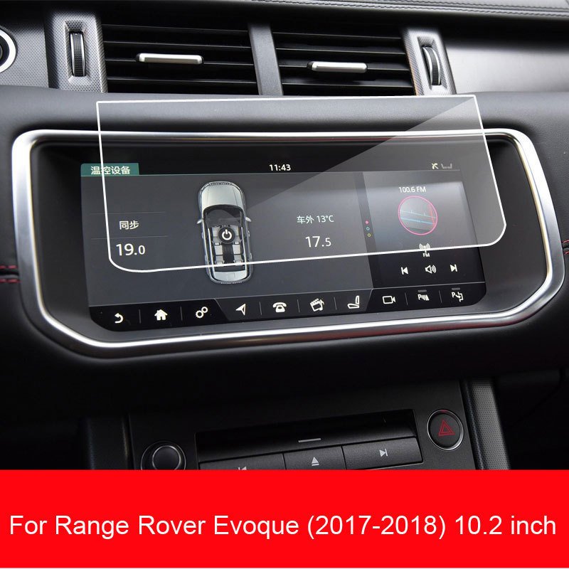 

Защитная пленка для экрана автомобиля для Range Rover Evoque 2013-2018, интерьер, авто, GPS-навигация, закаленное стекло, защитная пленка для экрана