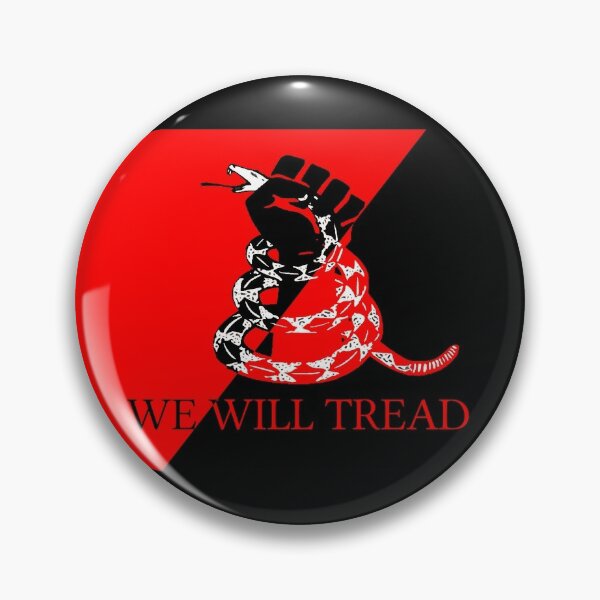 

Металлическая булавка Antifa