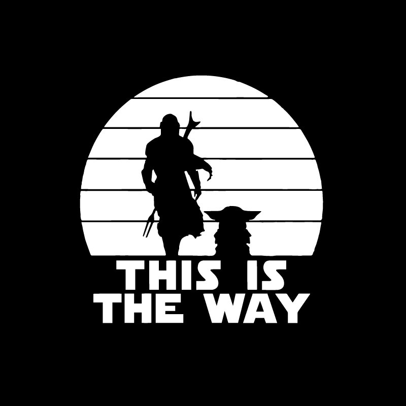 

Виниловая наклейка Disney This Is The Way