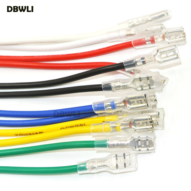 

Обжимные клеммы DBWLI 12 шт., 6,3 мм, 4,8 мм, 2,8 мм