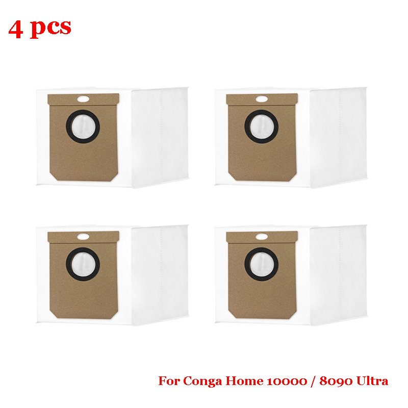 

Мешок для пыли для пылесосов Conga Home 10000 8090 Ultra 9090 AI Eufy L50 L60 SES Everybot Q5 Roidmi EVE CC, часть пылесоса, аксессуары