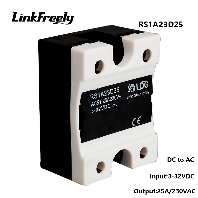 

linkfreely RS1A23D25 твердотельное реле 25А 220В