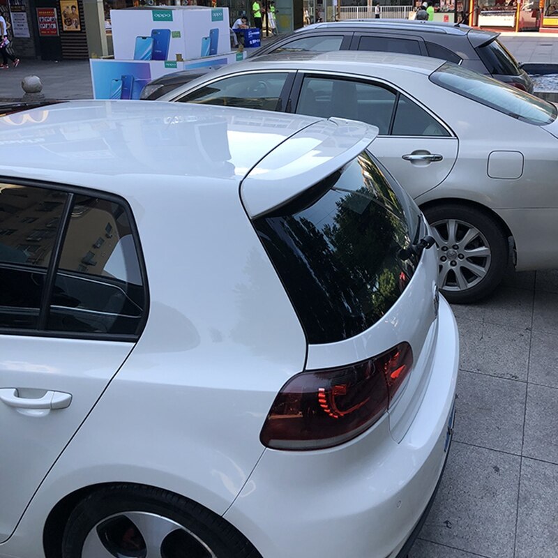

Спойлер для volkswagen golf 6, модель 2010-2013, легкая фара для гольфа 6, спойлер из АБС-пластика для заднего крыла автомобиля, грунтовка, цветной спойлер