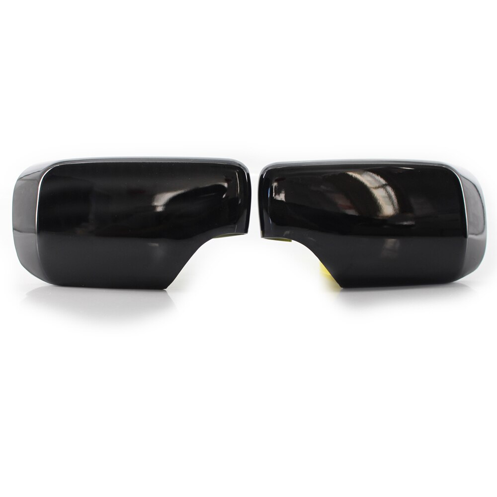 

ABS углеродное волокно, глянцевый черный цвет, чехлы для зеркал заднего вида, колпачки для боковых зеркал для BMW E46 E39, седан/Touring 1998, 1999, 2000-2005 гг.