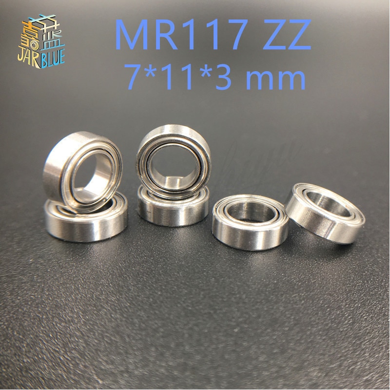 

10 шт./партия, миниатюрные подшипники MR117ZZ MR117 ZZ MR117Z MR117-2Z 7*11*3