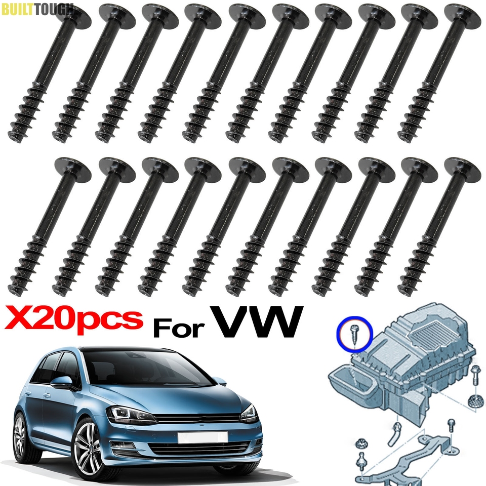 

20X для VW Passat POLO Scirocco Sharan Tiguan Touran T-roc Up очиститель воздушного фильтра впускная коробка корпус крышка винт фиксатор WHT 002087