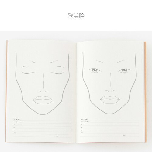 

Блокнот для макияжа SmartBao A4 Facechart Paper