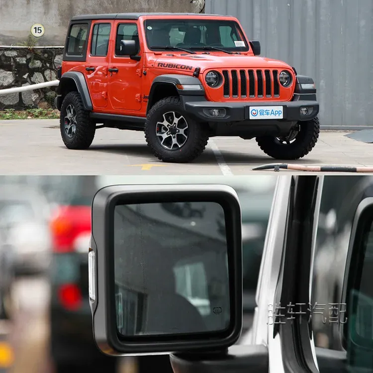 

Выпуклое боковое зеркало с подогревом для Jeep Wrangler JL US model 2018-2023, запчасти для автомобиля, замена 2019 2020 2021 2022