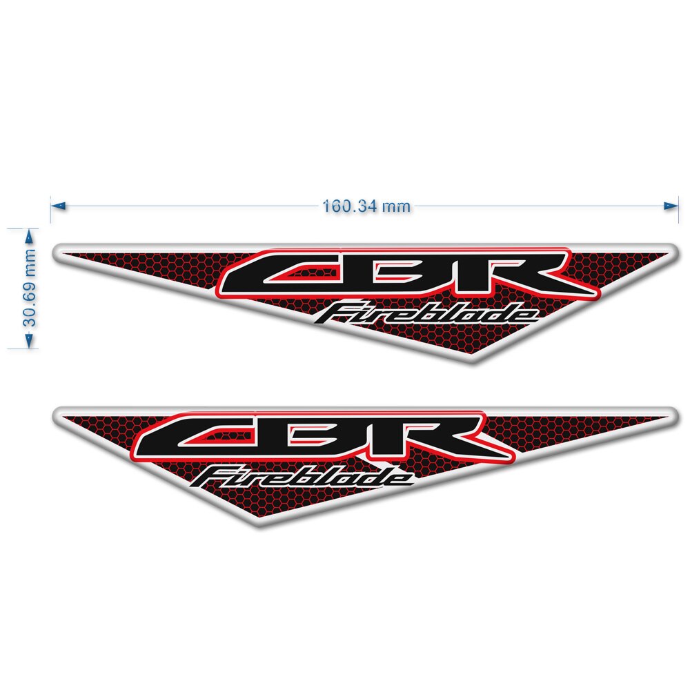 

Наклейки на бак для Honda CBR 600 650 1000 R F RR эмблема CBR1000RR CBR650F CBR600RR CBR650R мотоцикла