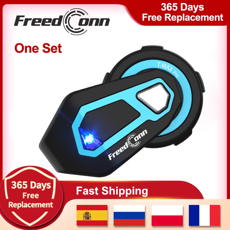 

Мотогарнитура для шлема Freedconn Group, Bluetooth-гарнитура для мотоциклетного шлема, 1200 м