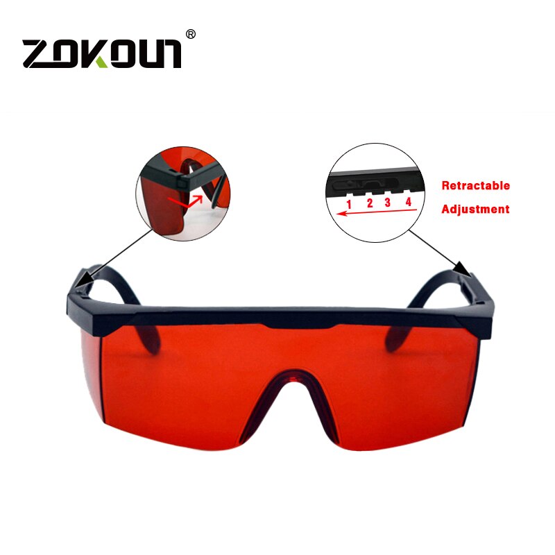 

Защитные очки ZOKOUN RG01 красные