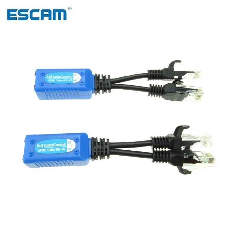 

ESCAM Разветвитель RJ45 uPOE для двух камер