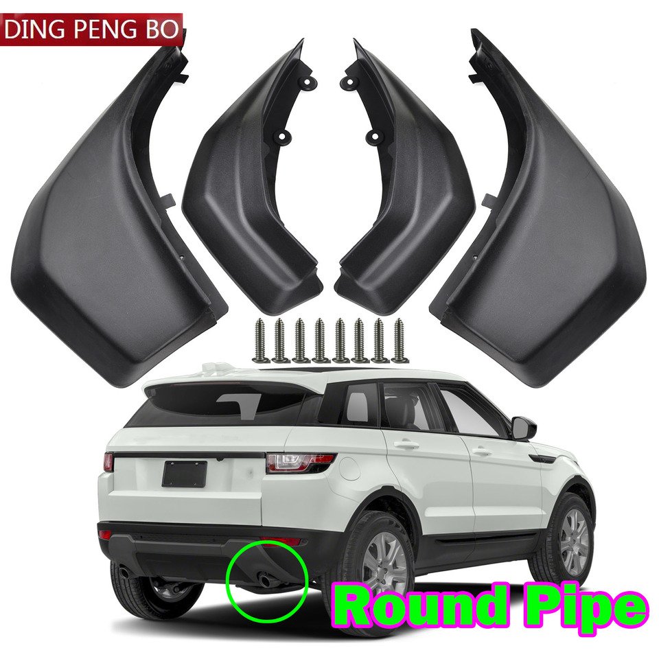 

Комплект брызговиков для RANGE ROVER EVOQUE 2012-2018, чистый престижный брызговик, брызговик, передний и задний брызговики 2013, 2014, 2015, 2016, 2017