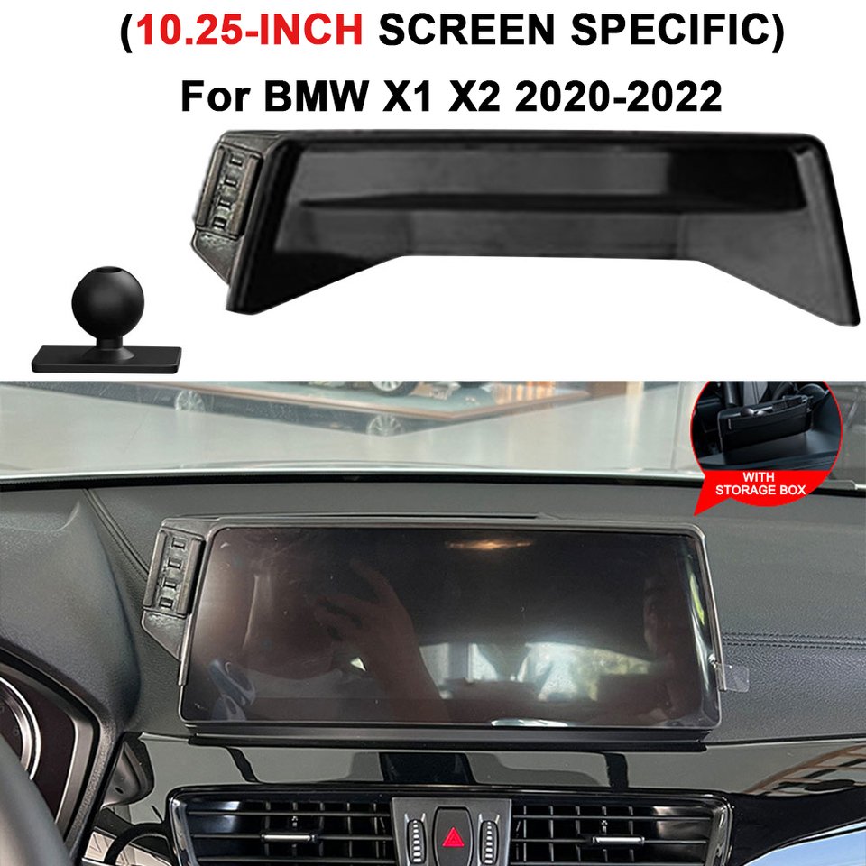 

Для BMW X1 X2 X3 X4 X5 X6 X7 3/5/6 GT серии 12,3-дюймовый экран, крепление для приборной панели автомобиля, держатель для телефона с GPS, фиксированный зажим, подставка для экрана