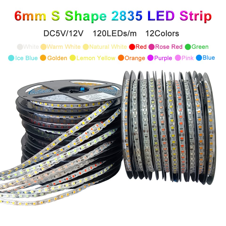 

Светодиодная лента FUNZENXIN S-образная 6 мм 120LED/м