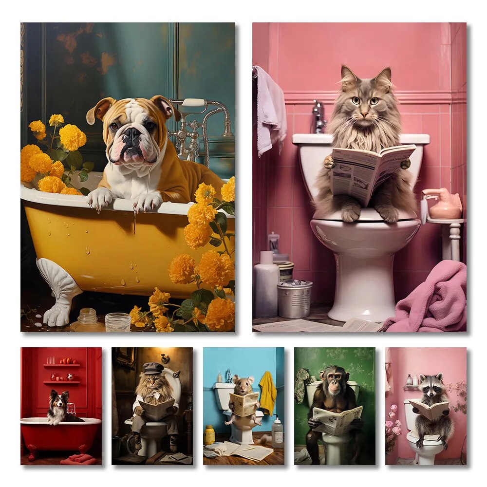 

Художественный постер Funny Animal HALFLEMART