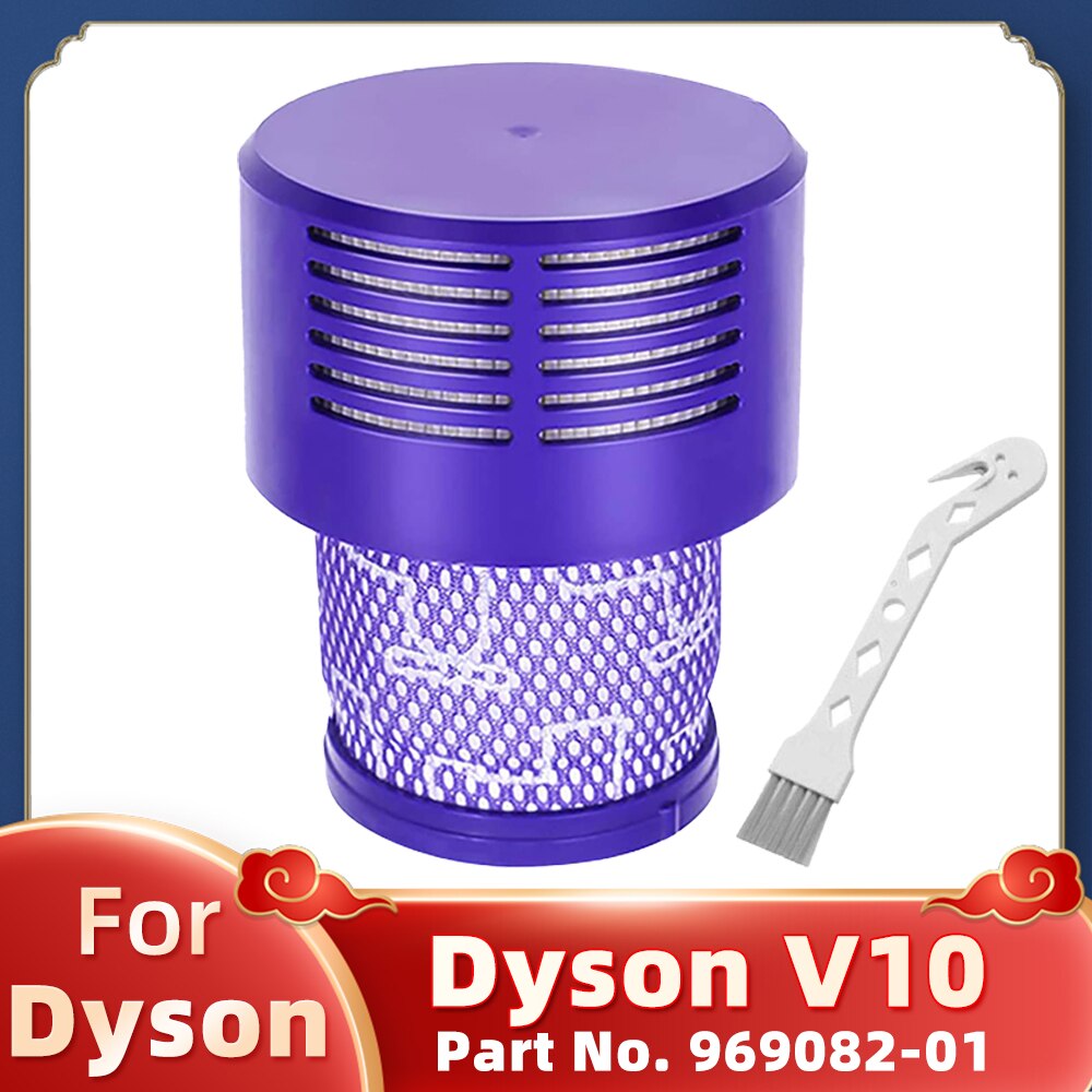 

Подходит для Dyson Cyclone V10 SV12 Absolute Animal Motorhead Cyclone Total Clean HEPA Замена запасных частей фильтра № 969082-01