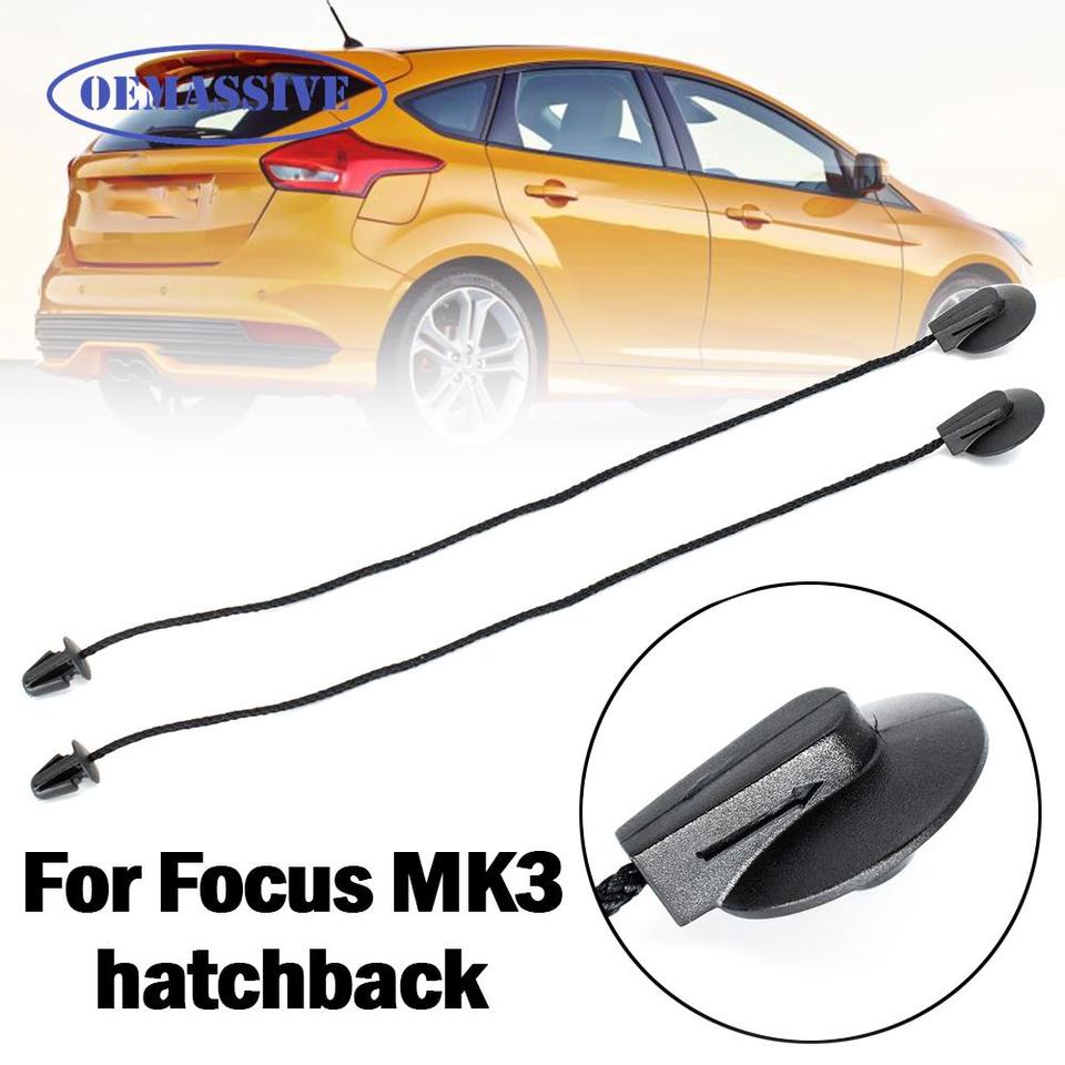 

OEMASSIVE пара для Ford Focus 3 Hatchback MK3, задняя дека PARCEL SHELF LOAD LUGGAGE, внутренняя крышка люка Tonneau, подъемная струна, зажимы для ремня