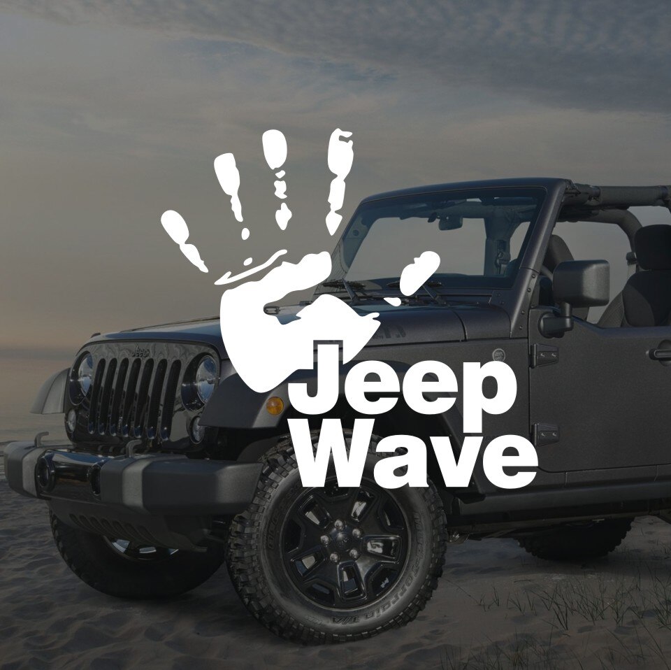 

Забавная Виниловая наклейка для Jeep Wave Hand, наклейка для автомобиля Jeep Talk, наклейки для Jeep Wrangler, Cherokee, компас