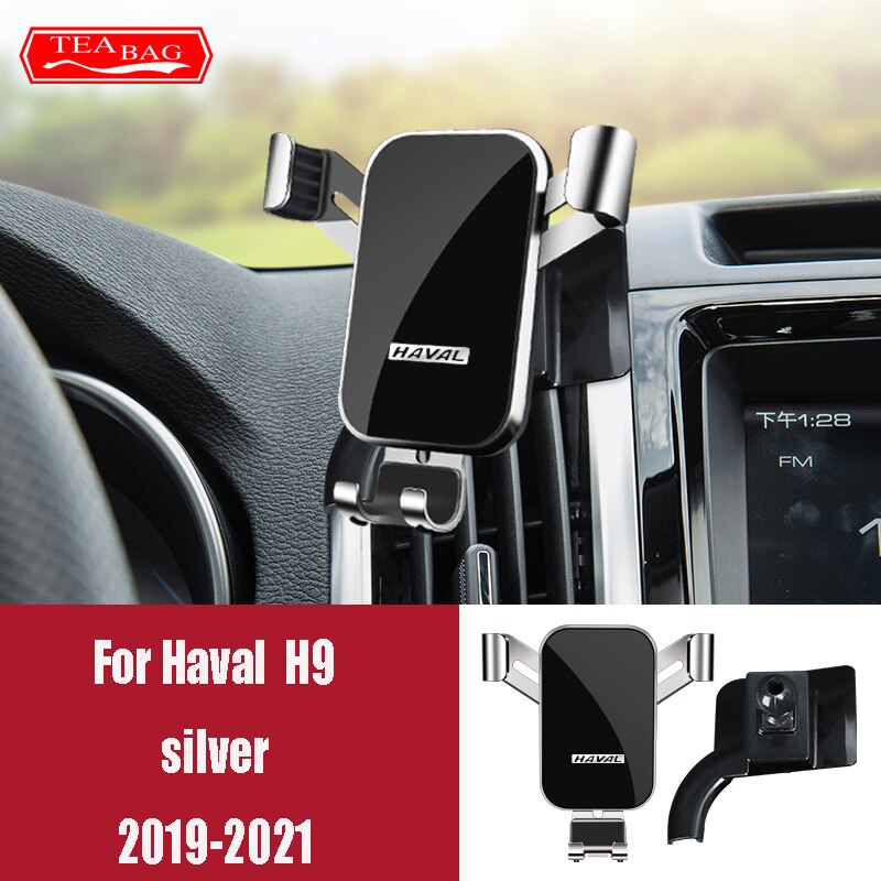 

Регулируемый держатель для автомобиля для Haval H6 3th Jolion 2021 H9 2019-2021 GPS крепление на вентиляционное отверстие защелкивающиеся аксессуары