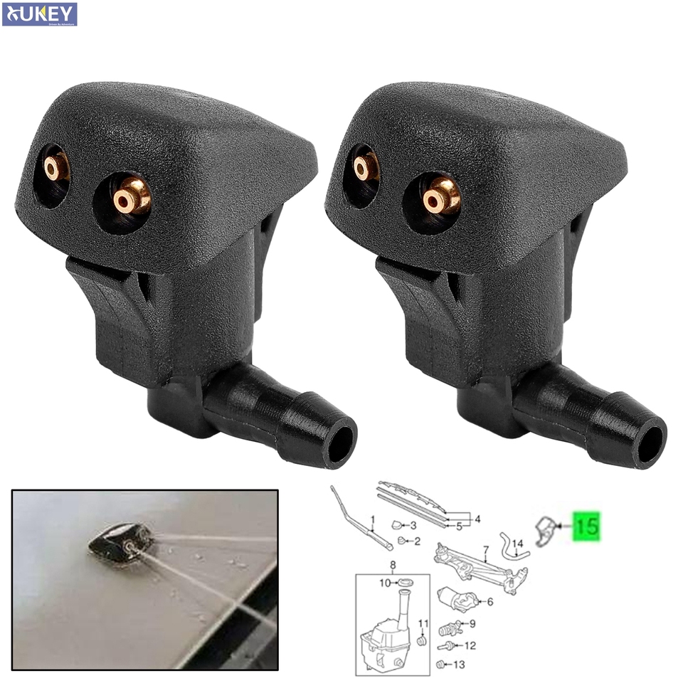 

Xukey 2 шт./компл. форсунка омывателя переднего стекла для Mazda 3 6 5 MK2 2006 2007 2008 2009 GK2C67510B GJ6E-67-510B