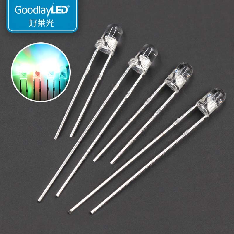 

GOODLAYLED 3MM Flash RGB светодиодные лампочки