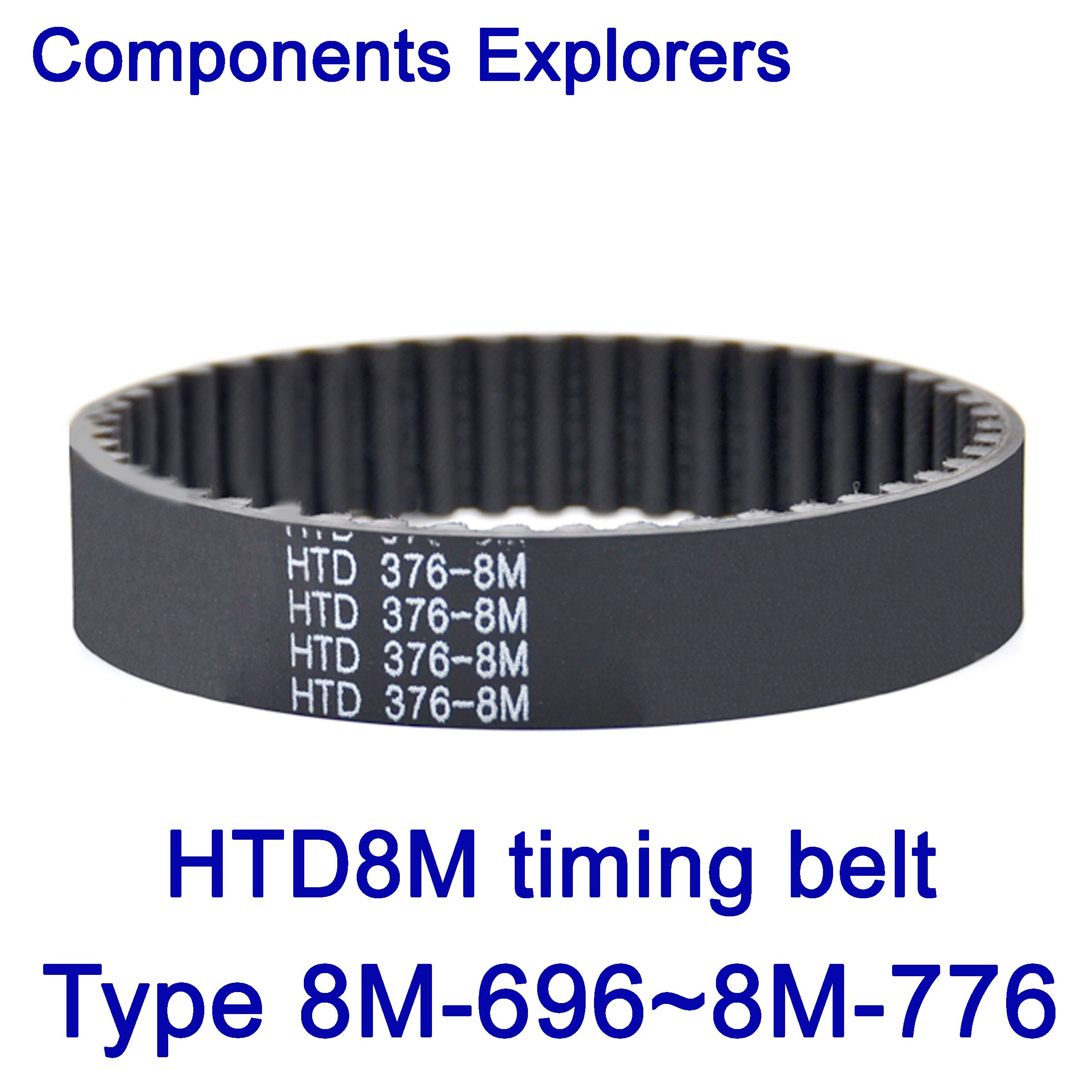 

Резиновые ремни HTD8M Components Explorers 8 мм