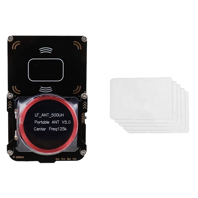 

Считыватель RFID-карт Proxmark3 + 5XCUID-карт IC / ID для записи ключей RFID-дубликатор NFC 5.0 Smart Chip Copier Programmer Kit