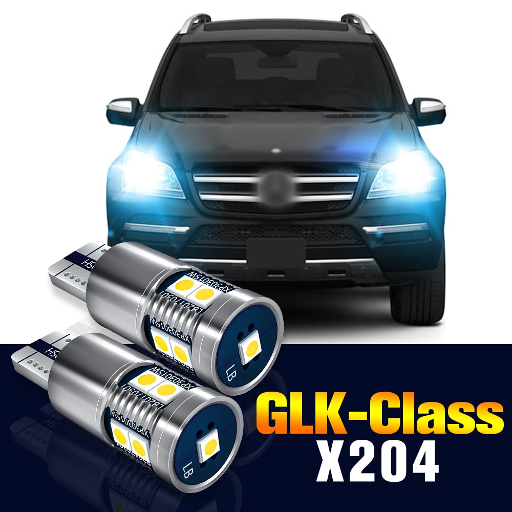 

2 шт. светодиодные габаритные лампы, парковочные фонари для Mercedes Benz GLK Class X204 2008-2012 2009 2010 2011, аксессуары