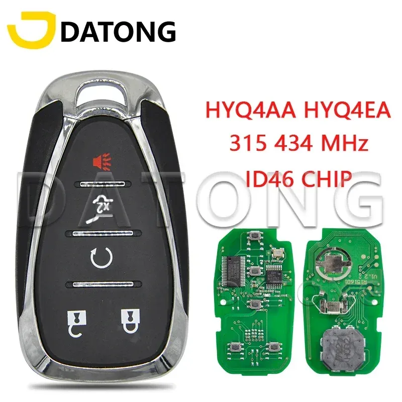 

Автомобильный пульт дистанционного управления Datong для Chevrolet Cruze Malibu Spark Camaro Equinox 2016 2017 2018 315/434 МГц ID46 HYQ4BAA HYQ4BEA