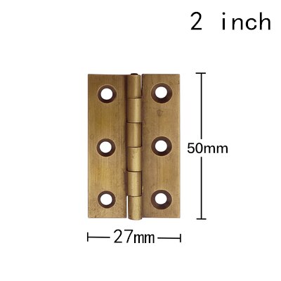 

2 шт. латунных дверных петель 1/1.5/2/2.5/3 дюйма
