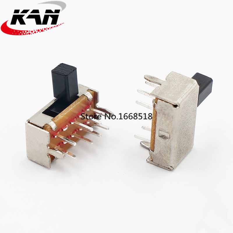 

100PCS SK23D07 SK-23D07 SK23-D07 переключатель 2P3T 8pins slide Switch ROHS