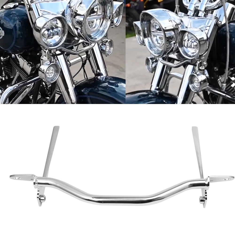 

Хромированный проходной светильник для мотоцикла Harley 2002-2017 Softail Heritage Fatboy FLSTF