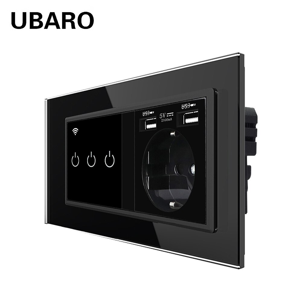 

Умный выключатель UBARO Wi-Fi 16А