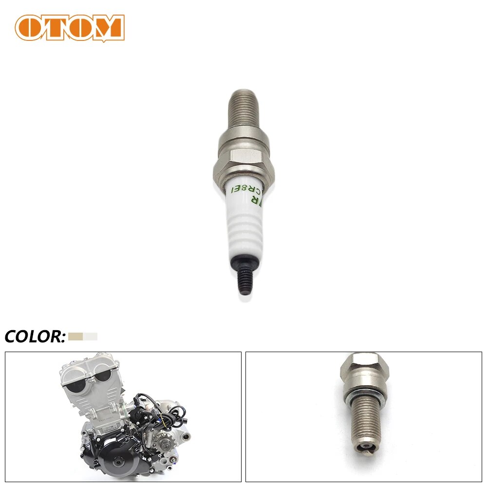 

OTOM аксессуары для мотоциклов, свеча зажигания, фонарь CR8EI, новая высокая производительность для двигателя ZONGSHEN NC300S ZS182MN 300cc AVANTIS ENDURO