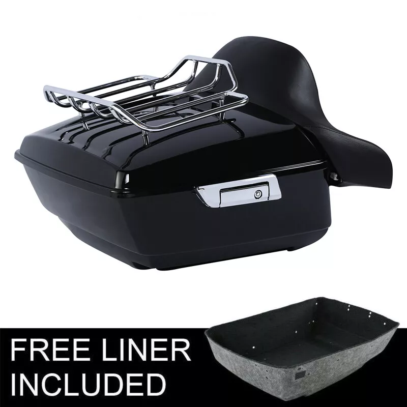 

Мотоциклетная спинка багажника King Pack для Harley Touring Street Glide Road Glide 2014-2025 Tour Pak