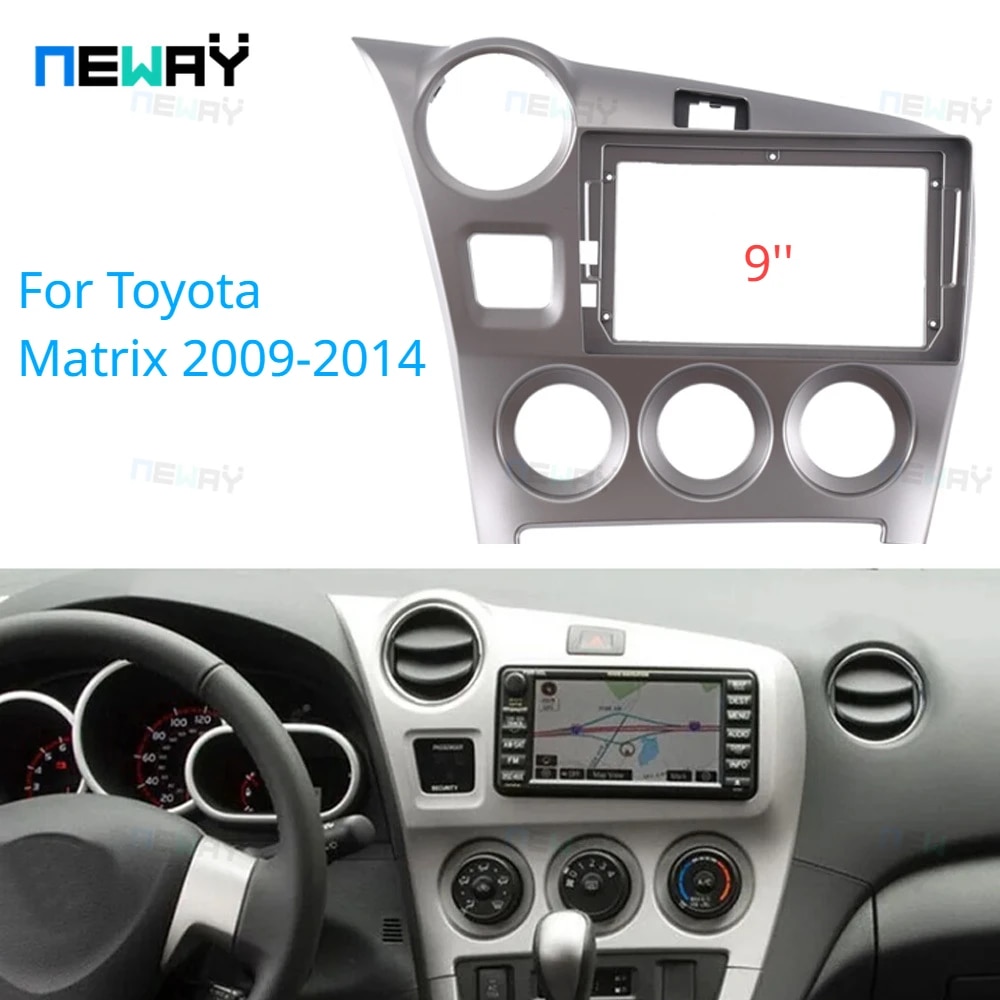 

Автомобильная магнитола для Toyota Matrix 2009-2014 (9 дюймов), облицовка GPS, MP5, стереоплеер Android, головное устройство, панель приборной панели, рамка, облицовка, комплект