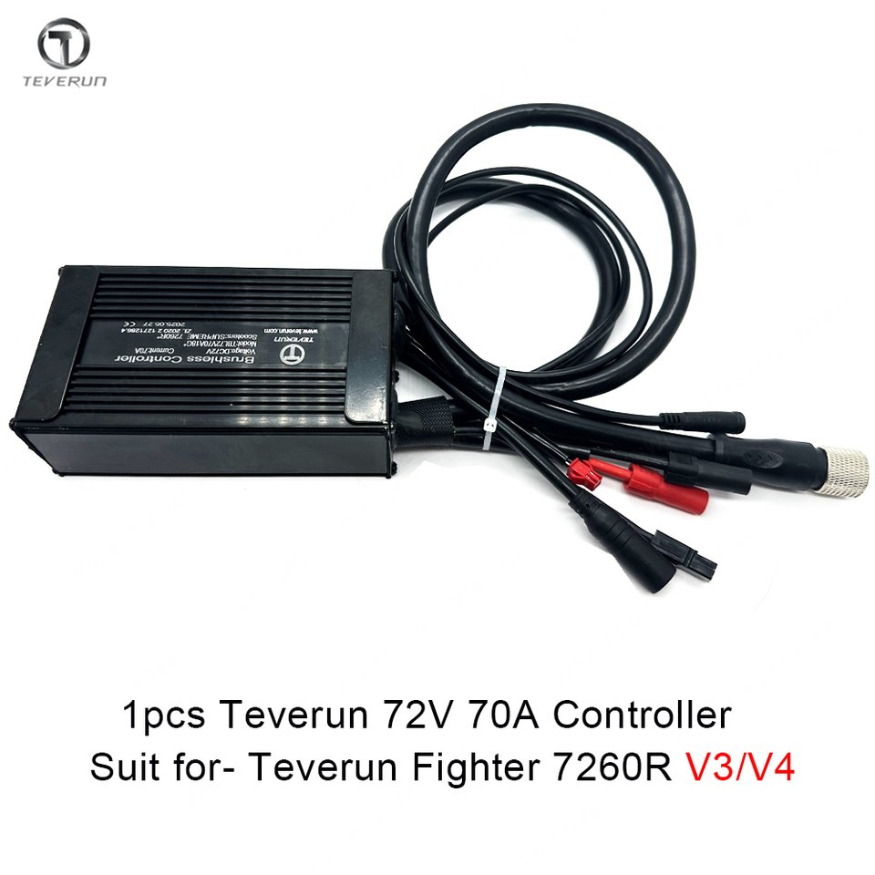 

Teverun Fighter 7260R 72V 70A Синусоидальный контроллер