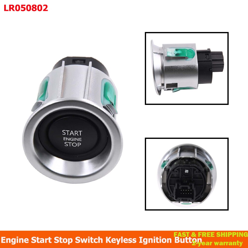 

LR050802 LR011897 AH4214C376BB для Land Range Rover L322 2010-2012 кнопка запуска и остановки двигателя без ключа зажигания