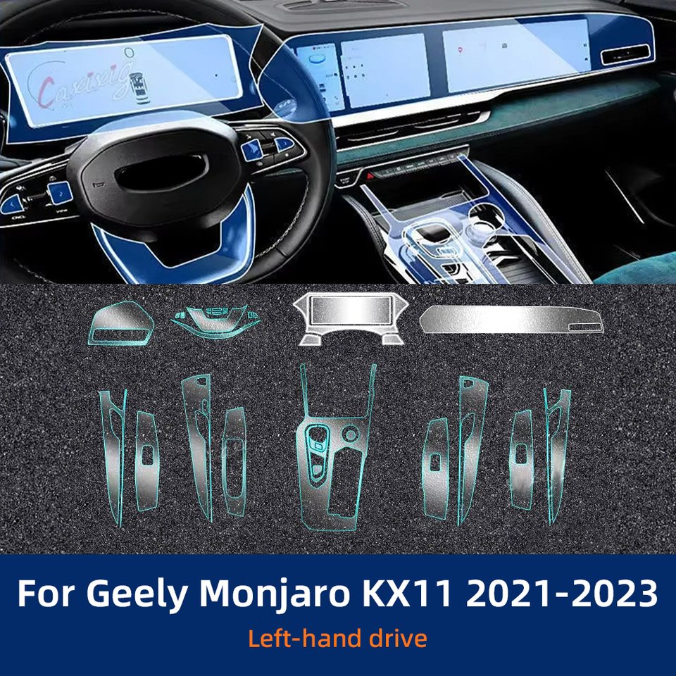 

Для Geely Monjaro KX11 2021 2022 2023 XingYue L центральный экран GPS-навигация внутренняя защитная пленка из ТПУ против царапин наклейка