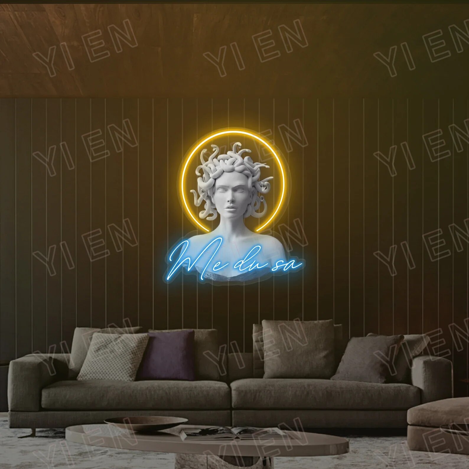 

Неоновая лампа Medusa Head Ambi
